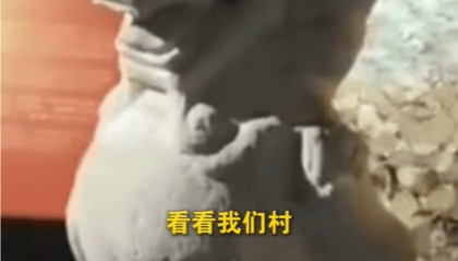 游客称村里失踪17年石狮现身私人博物馆，当年丢失时已报案，多方回应