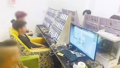 送单时无意瞥见房内数百台手机在亮屏 外卖小哥助警方端掉诈骗引流窝点