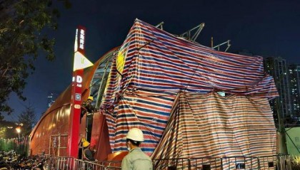 “棺材地铁口”引争议后，广州涉事公司处理有关人员 被停止合作的项目设计单位回应