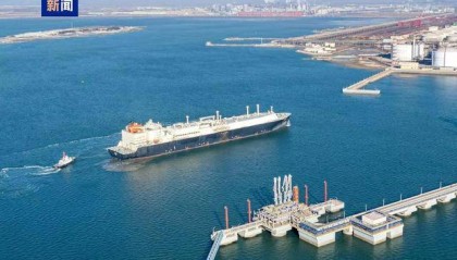 山东到货！ 海上“巨无霸”送来7.8万吨液化天然气