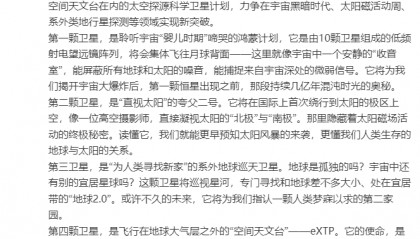 中国将发射四颗卫星：寻找第二颗地球，观测黑洞的视界边缘