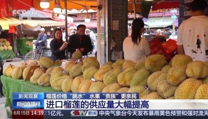 榴莲价格便宜了，原来和这条专线有关