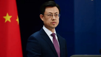 “24小时内46架解放军战机飞越台湾海峡”,外交部回应