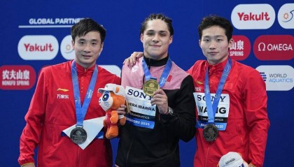 跳水男子3米板墨西哥选手夺金 中国队无缘世锦赛11连冠