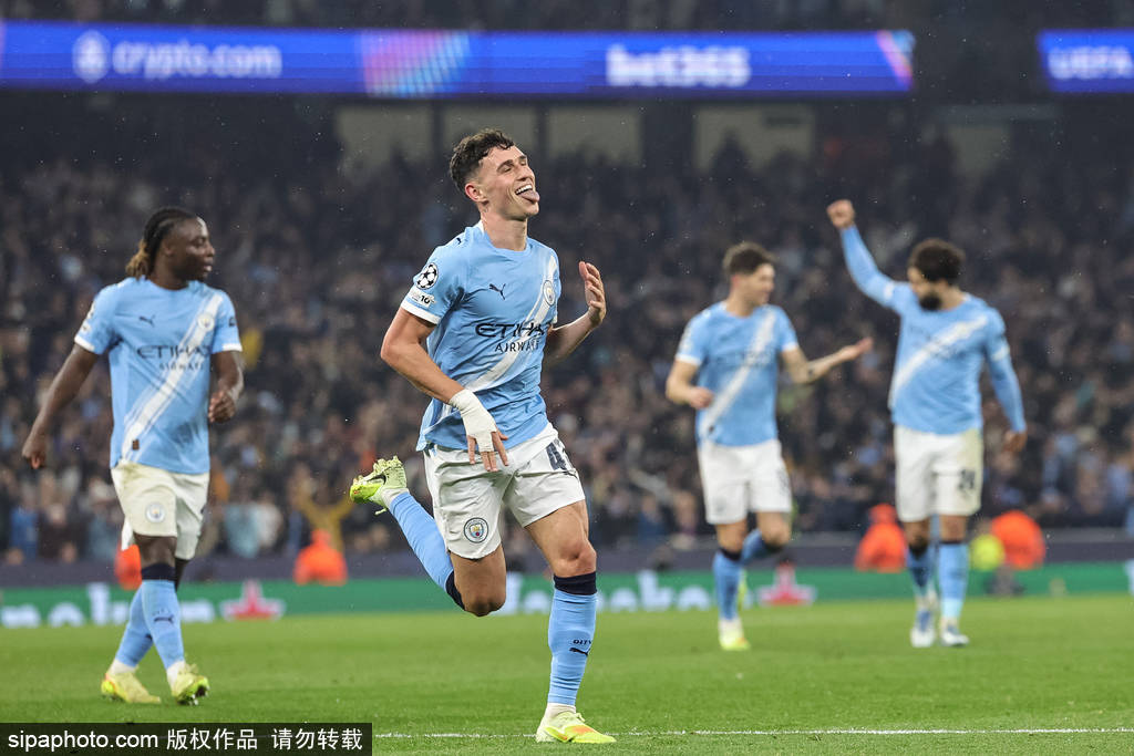 欧冠-哈兰德破门福登梅开二度 曼城4-1多特蒙德迎3连胜